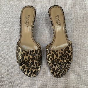 Size 7.5 Women’s Franco Sarto Sandals with heel